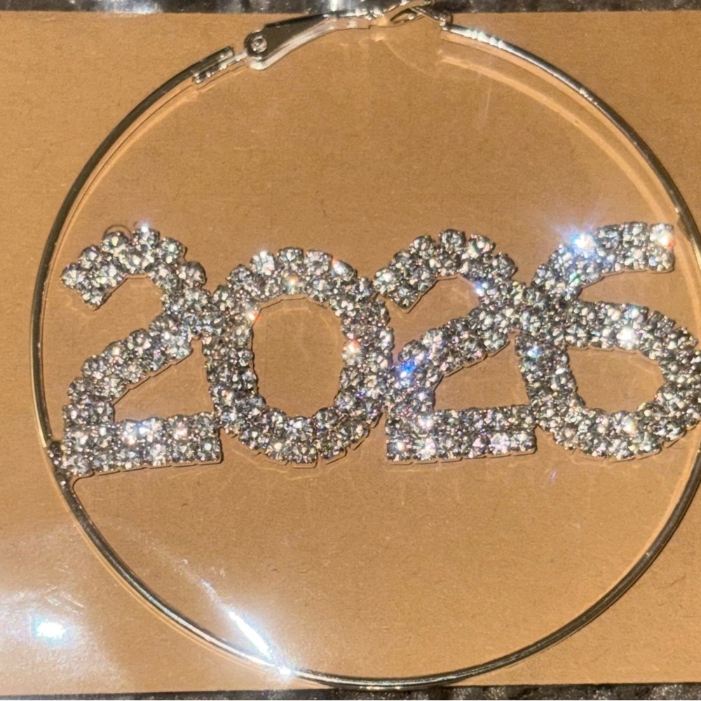 Sparkling 2026 Ornament